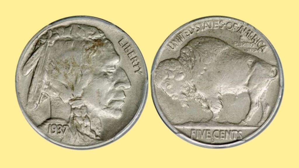 1937-D 3-Legged Buffalo Nickel