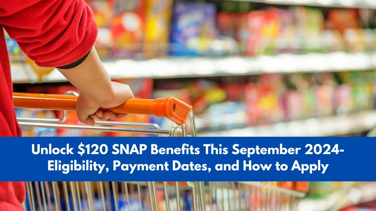 Unlock $120 SNAP Benefits This September 2024- Eligibility, Payment Dates, and How to Apply