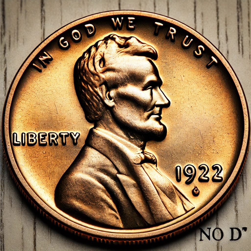 1922 No D Lincoln Cent (Weak Reverse)